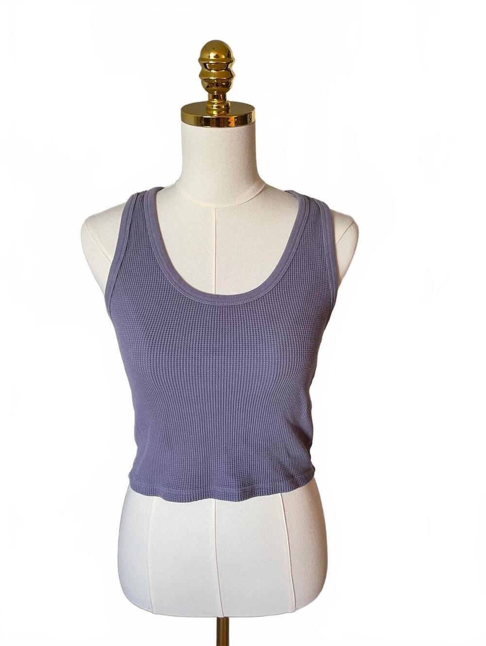 Madewell Ribbed Lavender Tank Top Size S